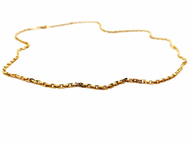 Collier Collier Maille forçat Or jaune 58 Facettes 1186454CN