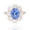 Bague 52 Bague saphir et diamants or blanc 58 Facettes 22-233