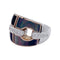 Bague 56 Bague Chimento or, nacre et diamants. 58 Facettes 32401