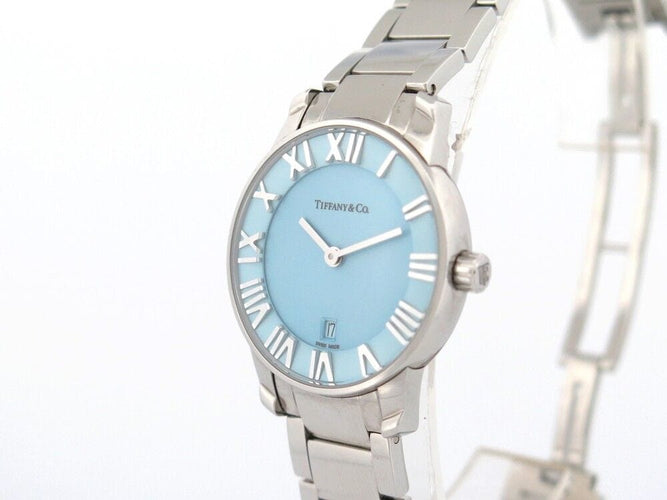 Montre montre TIFFANY & CO atlas acier 29mm quartz boite lady 58 Facettes 255501