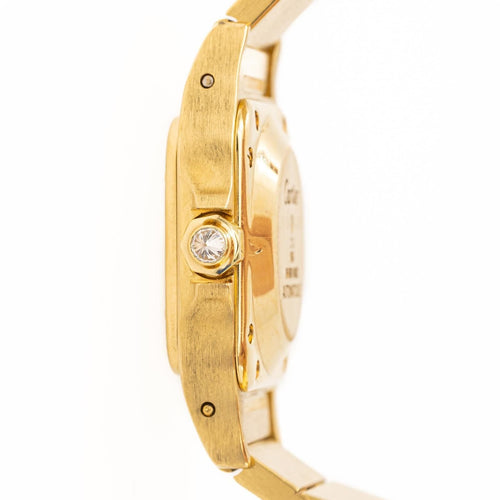 Bracelet Cartier Montre Automatique Santos Or jaune Diamant 58 Facettes 2321649CN