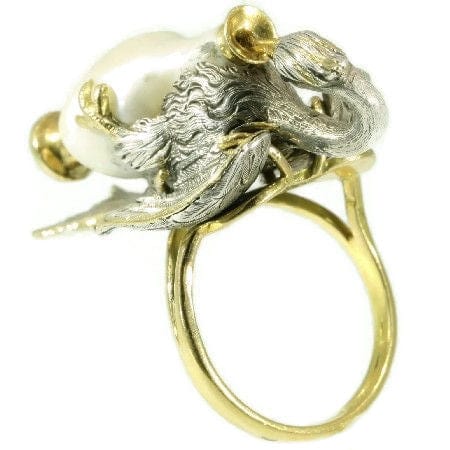 Bague 54 Bague or jaune, argent 58 Facettes 09357-4261