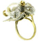 Bague 54 Bague or jaune, argent 58 Facettes 09357-4261