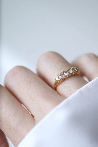 Bague Bague jarretière diamants 58 Facettes