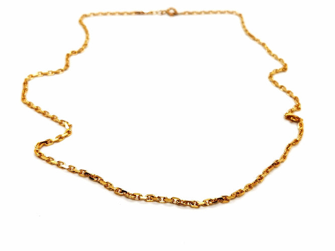 Collier Collier Maille forçat Or jaune 58 Facettes 1186417CN