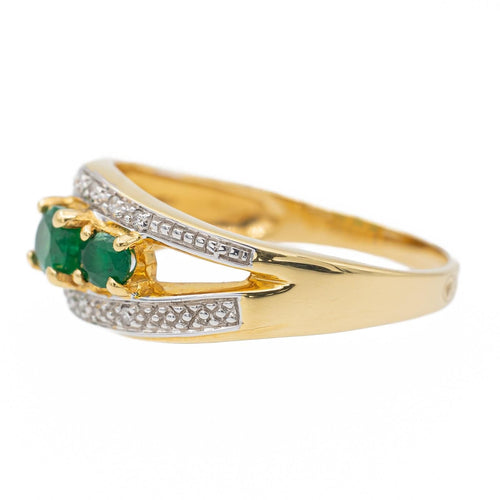 Bague 60 Bague Or jaune Emeraude 58 Facettes 2682323CD