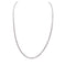Collier Chaine Bulgari, or blanc. 58 Facettes 32818D