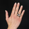 Bague 63 Chevalière ancienne agate confetti 58 Facettes 23-289