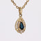 Pendentif Pendentif or jaune saphir diamants 58 Facettes CVP77