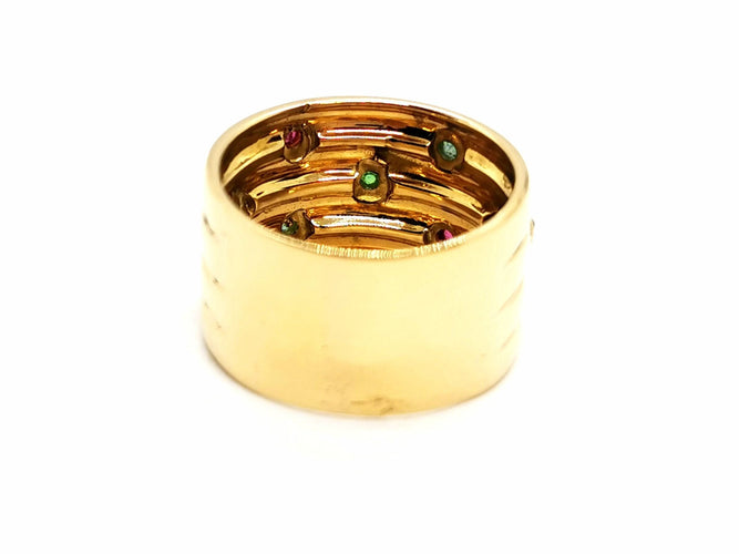 Bague 56 Bague Or jaune Rubis 58 Facettes 979600CN