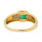 Bague 56 Bague Or jaune Emeraude 58 Facettes 2682324CD