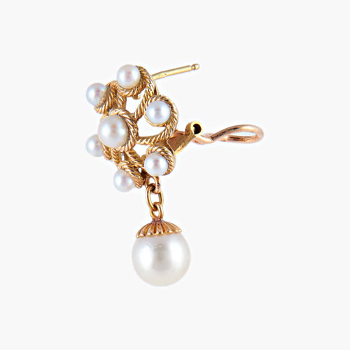 Boucles d'oreilles Boucles d'oreilles Perles 58 Facettes