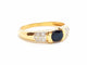 Bague 53 Bague Or jaune Saphir 58 Facettes 06508CD