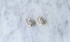 Boucles d'oreilles Boucles d'oreilles dormeuses Or jaune Platine Diamants 58 Facettes