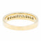 Bague 54 bague Demi alliance Or jaune Diamant 58 Facettes 2277582CN