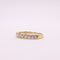 Bague Alliance demi-tour 11 Diamants or jaune 58 Facettes
