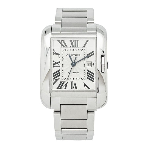 Montre Montre Cartier "Tank Anglaise" en acier. 58 Facettes 31783
