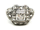Bague 54 Bague Art déco Or blanc Diamant 58 Facettes 1660399CN