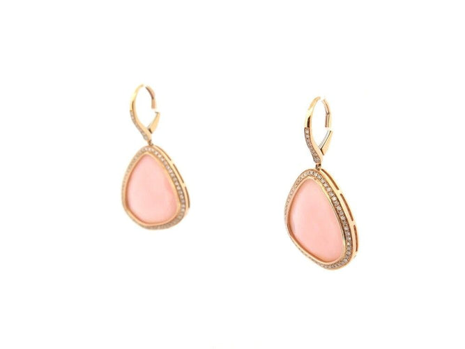 Boucles d'oreilles boucles d oreilles DJULA magic stones opale or rose 18k diamants 58 Facettes 256969