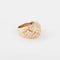 Bague Bague Van Cleef and Arpels motif quadrillage or jaune et diamants 58 Facettes 0