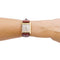 Montre Montre Jaeger Lecoultre, or rose, bracelet cuir. 58 Facettes 33014