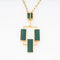 Pendentif Pendentif géométrique en or jaune 58 Facettes 0
