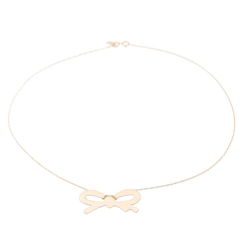 Collier Ginette NY Collier Bow Or rose 58 Facettes 2308937CN