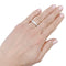 Bague 50 Alliance Cartier, diamants baguette et platine. 58 Facettes 32607