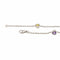 Collier Collier Sautoir Or blanc Saphir 58 Facettes 577649GD