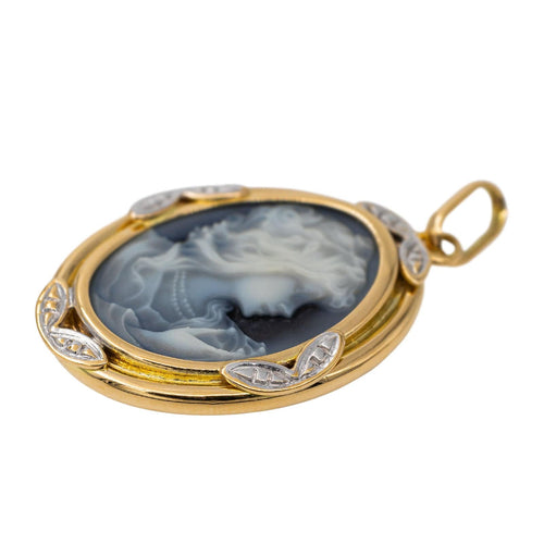 Pendentif Pendentif Camée Or jaune 58 Facettes 2112590CN