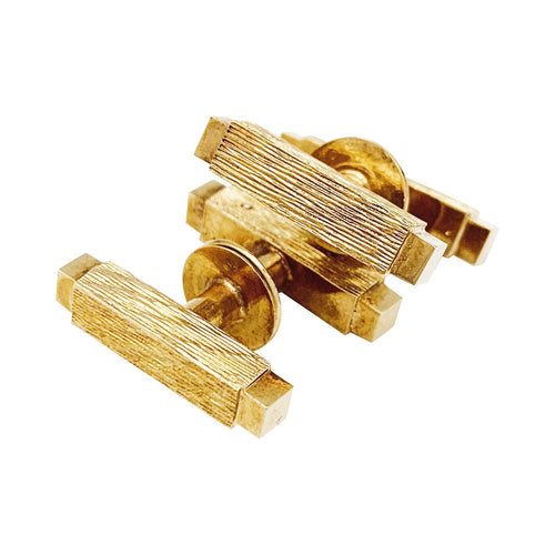 Boutons de manchette Boutons de manchette en or jaune. 58 Facettes 30767