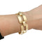 Bracelet Bracelet Tank en or rose. 58 Facettes 31395