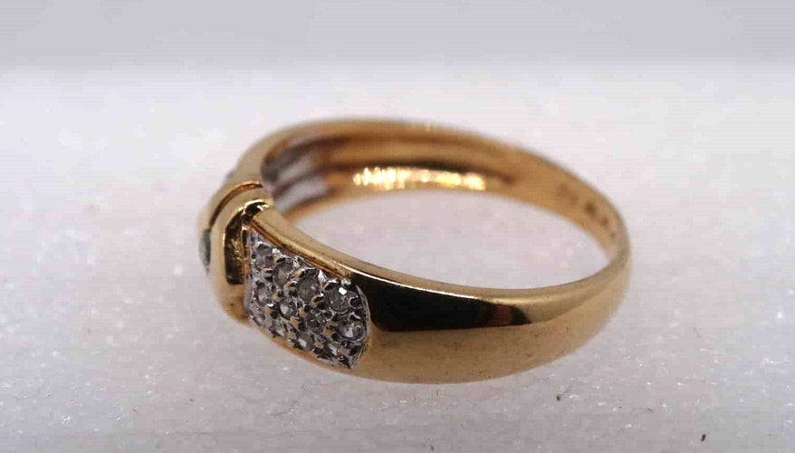 53 Bague Or et Diamants 58 Facettes 11646