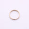 Bague Alliance or rose et blanc et diamants 58 Facettes