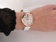Montre montre CHAUMET liens en or rose 18k w23870-02a 33 mm quartz 58 Facettes 249529