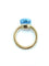Bague POMELLATO. Bague Nudo Topaze bleue 58 Facettes