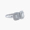 Bague Bague Or Blanc baguettes de diamants 58 Facettes