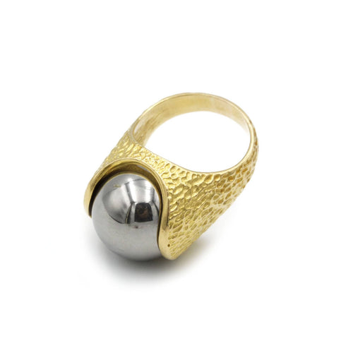 Bague Bague Or Et Pierres Décoratives Interchangeables 58 Facettes 220281R