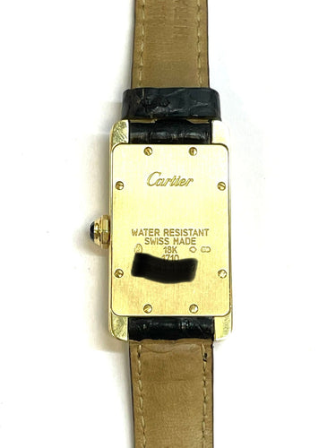 Montre Montre Cartier femme Tank Américaine 58 Facettes