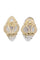 Boucles d'oreilles BOUCLES D'OREILLES RUBIS ET CRISTAL 58 Facettes 070091