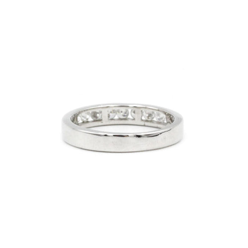 Bague 50 Demi Alliance 9 Diamants 58 Facettes 220212R