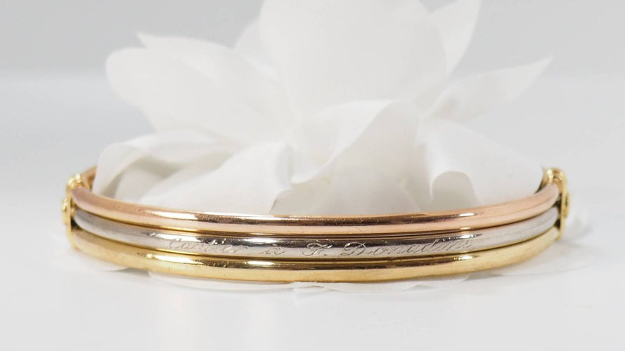 Bracelet Bracelet Cartier jonc 3 ors 58 Facettes 31213