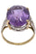 Bague 49 BAGUE ANCIENNE AMÉTHYSTE ET DIAMANTS 58 Facettes 068531