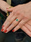 Bague Bague moderne, émeraude, diamants 58 Facettes 063521