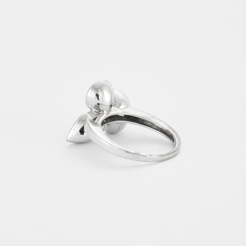 Bague 53 Bague Trilogie Or blanc Péridot Améthyste Aigue-marine 58 Facettes 240045