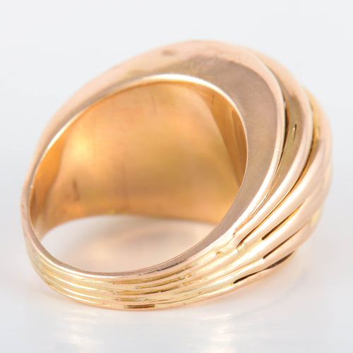 Bague 52 Bague à godrons 58 Facettes 8400