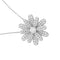 Pendentif Pendentif Poiray "Flower" en or blanc et diamants. 58 Facettes 31065