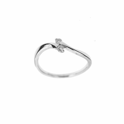 Bague 53 Bague Toi & Moi diamants 58 Facettes 26036
