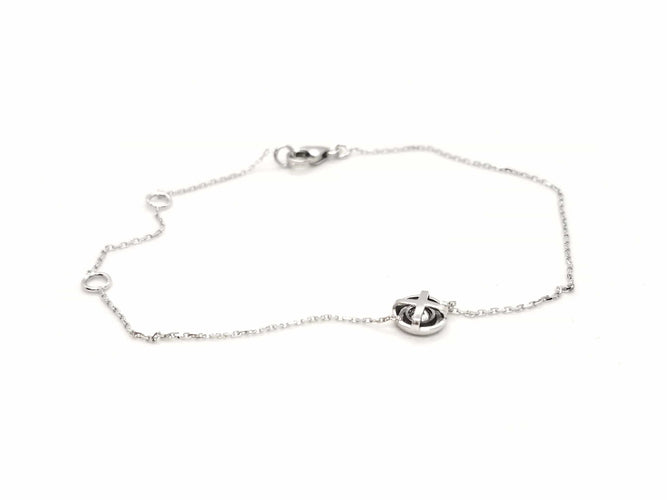 Bracelet Bracelet Or blanc Diamant 58 Facettes 579015RV