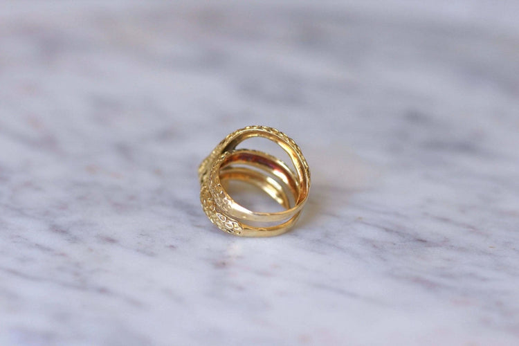 Bague Bague Vintage Serpent Zolotas or 58 Facettes